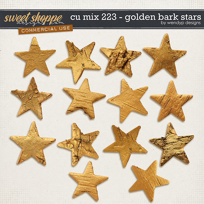 CU Mix 223 - golden bark stars