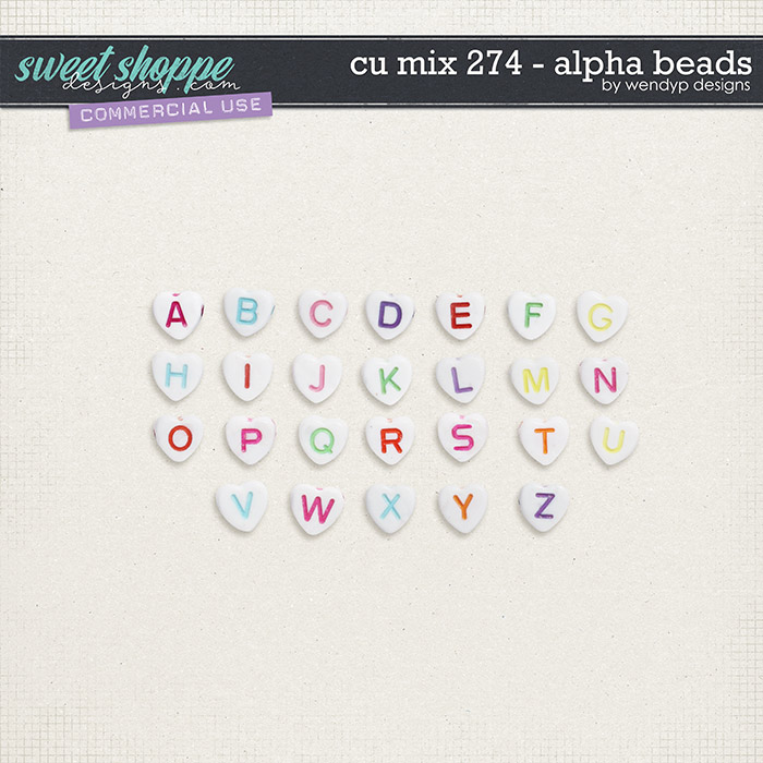 CU Mix 274 - Alpha Beads by WendyP Designs CU Mix 274 - Alpha Beads by WendyP Designs