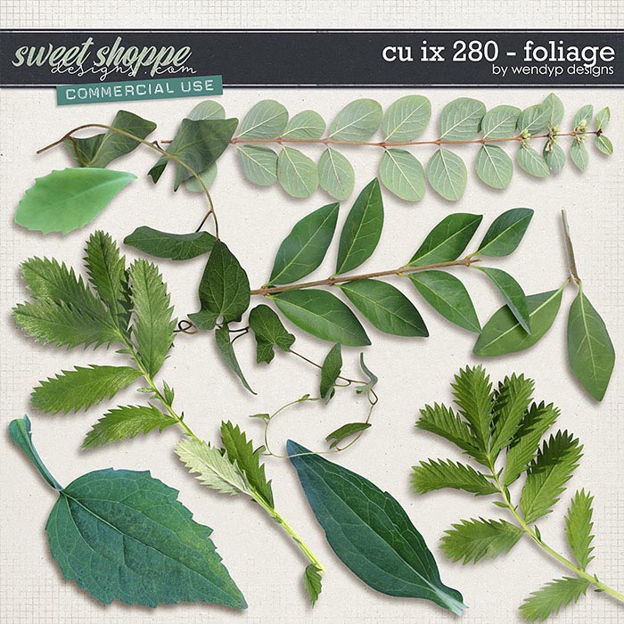 CU Mix 280 - foliage by WendyP Designs