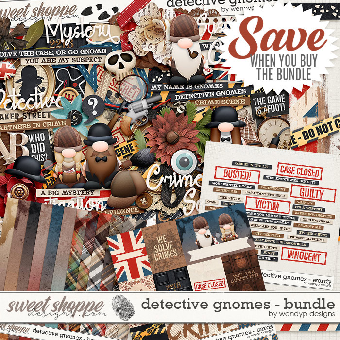 Detective Gnomes - Bundle by WendyP Designs