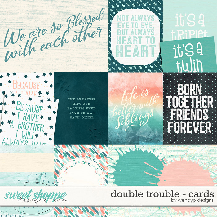 Double Trouble - cards by WendyP Designs Double Trouble - cards by WendyP Designs