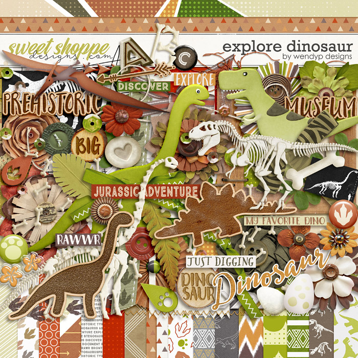 Explore dinosaur by WendyP Designs