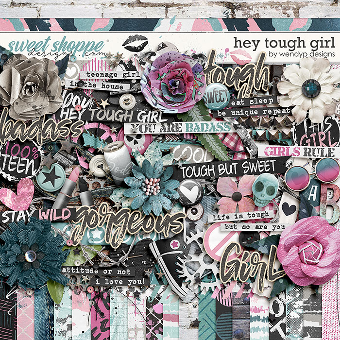 Hey tough girl by WendyP Designs