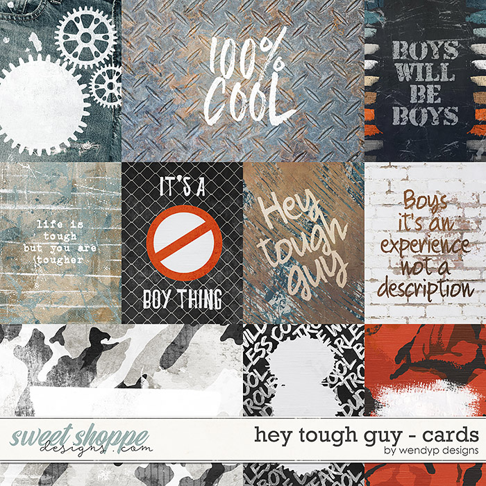 Hey tough guy - Cards by WendyP Designs