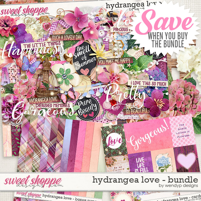 Hydrangea Love - Bundle by WendyP Designs