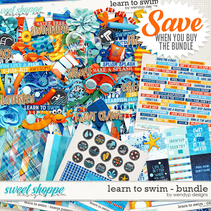 Learn to swim - Bundle & *FWP* by WendyP Designs