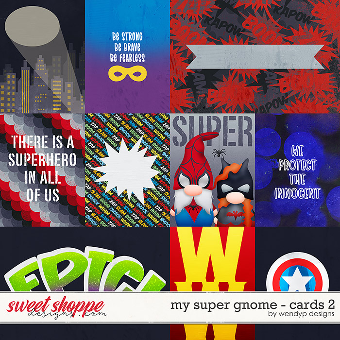 My super gnome - cards 2 by WendyP Designs