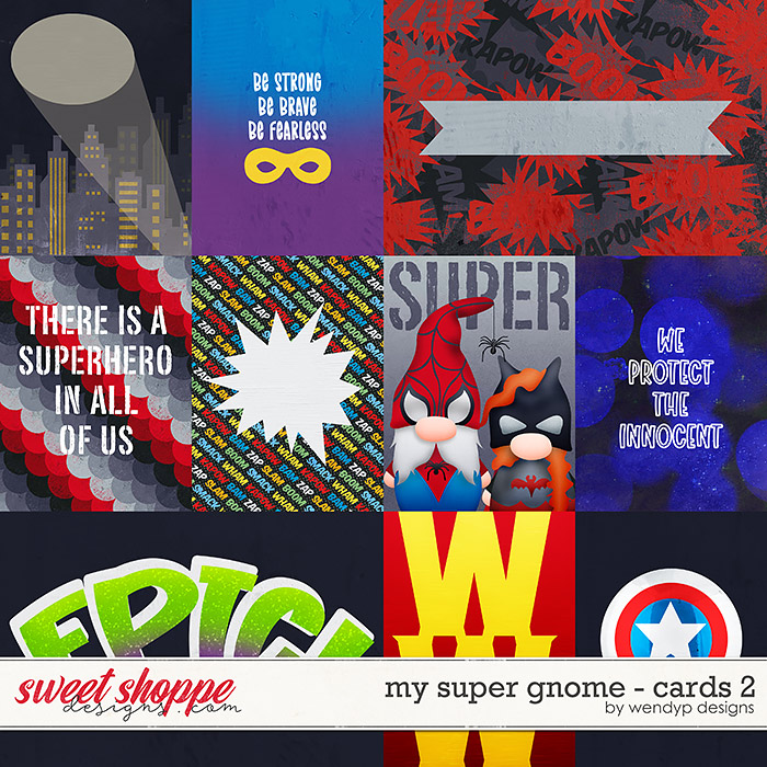 My super gnome - cards 2 by WendyP Designs My super gnome - cards 2 by WendyP Designs