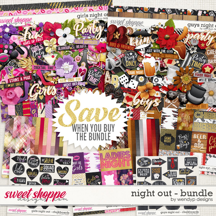 Night out - mega bundle by WendyP Designs