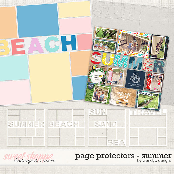 Page protectors: Summer by WendyP Designs