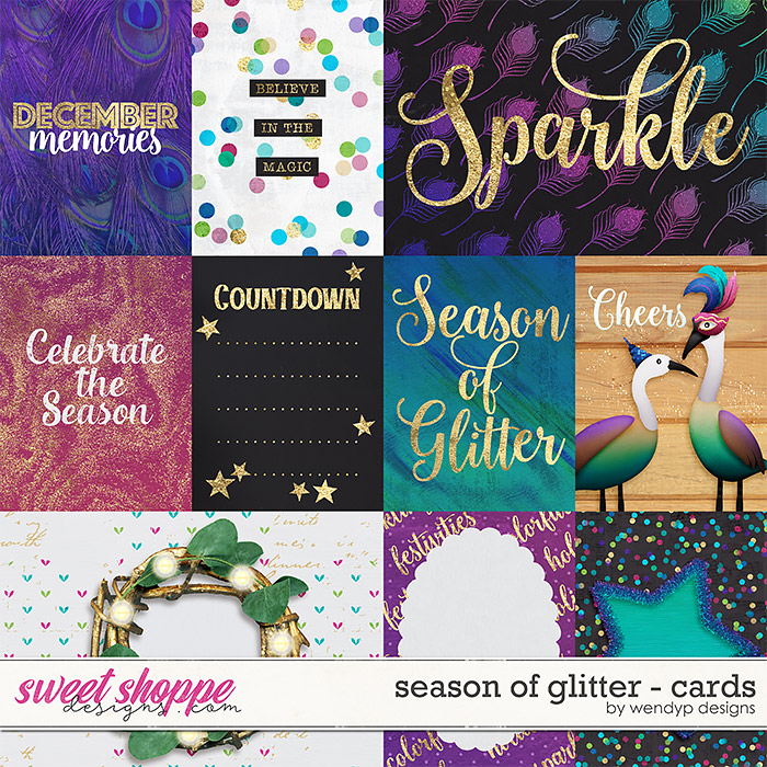 Season of glitter - cards by WendyP Designs Season of glitter - cards by WendyP Designs