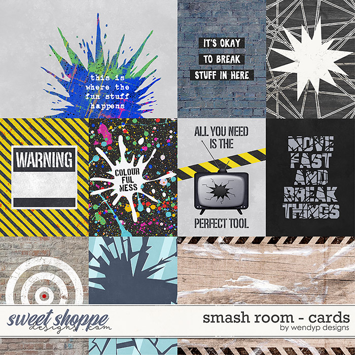 Smash Room - Cards by WendyP Designs