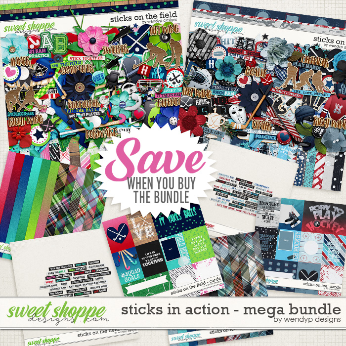 Sticks in action - Mega bundle by WendyP Designs
