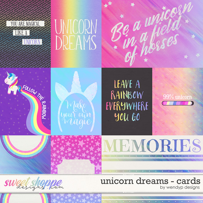 Unicorn Dreams - cards by WendyP Designs Unicorn Dreams - cards by WendyP Designs