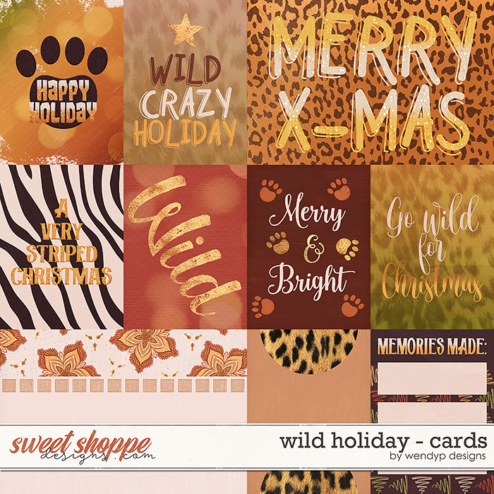 Wild Holiday - Cards by WendyP Designs Wild Holiday - Cards by WendyP Designs