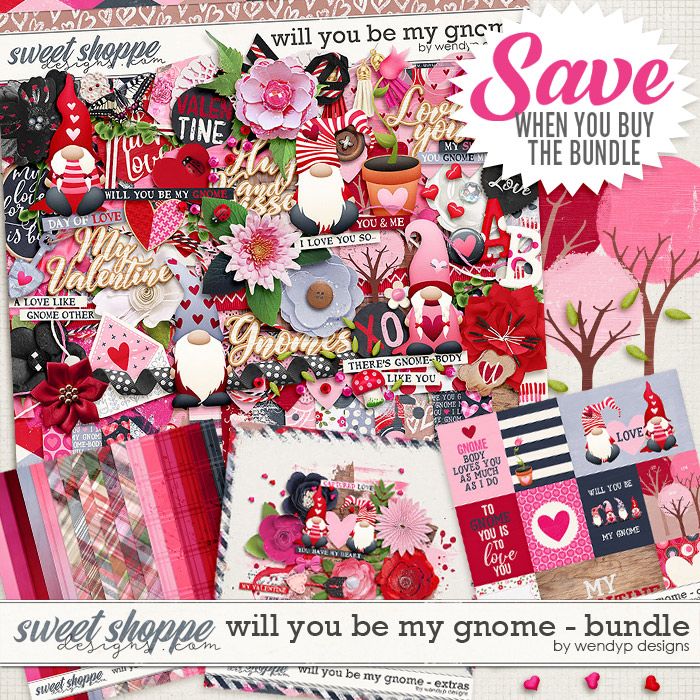Will you be my gnome - Bundle by WendyP Designs