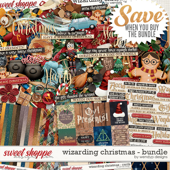 Wizarding Scrapbook BUNDLE--***GREEN