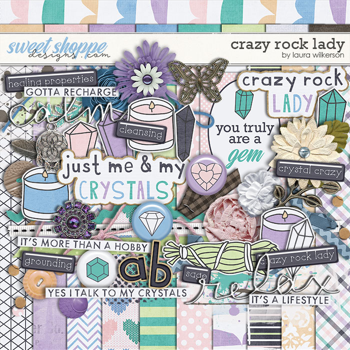 Crazy Rock Lady: Kit by Laura Wilkerson