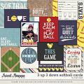 3 Up 3 Down Softball Cards by Traci Reed