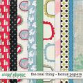 The Real Thing - Bonus Papers by Red Ivy Design