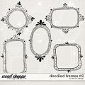 Doodled Frames #2 by Red Ivy Design