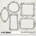 Doodled Frames #3 by Red Ivy Design Doodled Frames #3 by Red Ivy Design