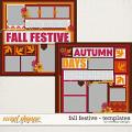 Fall Festive - Duo Templates by WendyP Designs