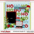 Cindy's Layered Templates - Christmas Single 21: HO HO HO by Cindy Schneider