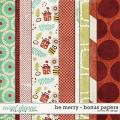Be Merry - Bonus Papers by Red Ivy Design