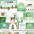 A Merry December: Peace & Joy Cards by Kristin Cronin-Barrow 
