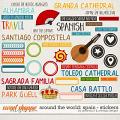 Around the world: Spain - Stickers by Amanda Yi & WendyP Designs