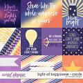 Light of happiness - cards by WendyP Designs