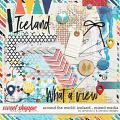 Around the world: Iceland - Mixed Media by Amanda Yi & WendyP Designs