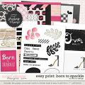 Easy Print: Born To Sparkle by Red Ivy Design