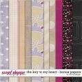 The Key To My Heart - Bonus Papers by Red Ivy Design The Key To My Heart - Bonus Papers by Red Ivy Design