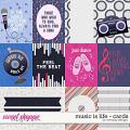 Music is life - cards by WendyP Designs