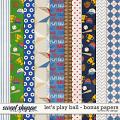 Let's Play Ball - Bonus Papers by Red Ivy Design
