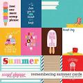 Remembering Summer Cards by Kelly Bangs Creative