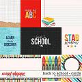 Back To School | Cards by Digital Scrapbook Ingredients Back To School | Cards by Digital Scrapbook Ingredients