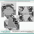 Cindy's Layered Templates - Trio Pack 61: Just for Journaling 17 by Cindy Schneider