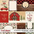 A Country Christmas | Cards by Digital Scrapbook Ingredients