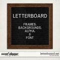 LETTERBOARD SET by Janet Phillips