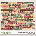 Tangled Tinsel Wordys by Ponytails