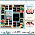 Cindy's Layered Templates - Single 195: Your School Years by Cindy Schneider