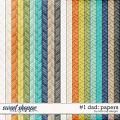 Number 1 Dad: Papers by River Rose Designs