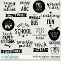 School Rules | Stamps by Digital Scrapbook Ingredients