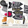 Printable Wedding props by WendyP Designs