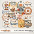 Farmhouse Falloween Words by LJS Designs  