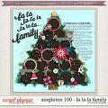 Brook's Templates - Singleton 100 - Fa La La Family by Brook Magee