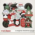 A Magical Christmas Words by LJS Designs 